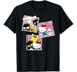 Hello Kitty And Friends Photo Booth Fun Short Sleeve T-Shirt